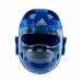 Шлем для тхэквондо с маской Adidas Head Guard Face Mask WT adiTHGM01 синий 75_75