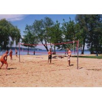 Стойки для пляжного волейбола PolSport любительские 2 шт+ сетка и антенны