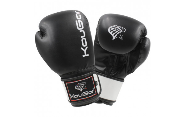 Боксерские перчатки Kougar KO400-4, 4oz, черный 600_380