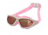 Очки для плавания взрослые полу-маска (Бело-розовый) Sportex B31537-0