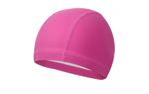Шапочка для плавания одноцветная ПУ (ярко розовая) Sportex E39703 600_380