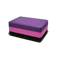 Блок для йоги ZSO трехцветный премиум в коробке ZSO-3DBLOCK