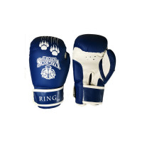 Боксерские перчатки Vagro Sport Ring RS808, 8oz, синий