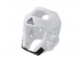Шлем для тхэквондо Adidas Head Guard Dip Foam WTF белый adiTHG01