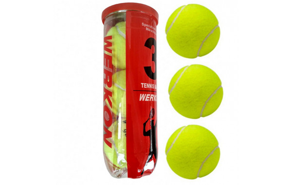 Мячи для большого тенниса Sportex 3 штуки (в тубе) C33249 600_380