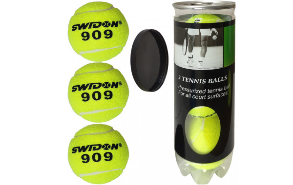 Мячи для большого тенниса Swidon 909 3 штуки (в тубе) E29380 600_380