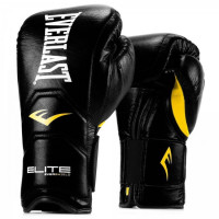 Перчатки тренировочные Everlast Elite Pro 16 oz черный P00000680 16 BK