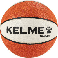 Мяч баскетбольный Kelme Hygroscopic 8102QU5004-133, р.6, 8 панелей, ПУ, бут.кам., бело-оранжево-черный