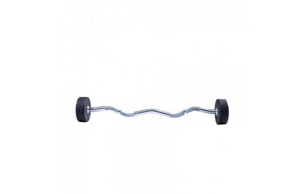 Фиксированная кривая штанга  15кг Ez Curl Urethane Barbells Live Pro LP8011-15 600_380