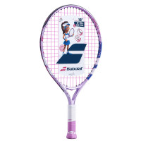 Ракетка для большого тенниса детская Babolat B`FLY 19 Gr0000, 140242, для 4-6 лет, алюминий, со струнами, розовый
