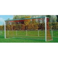 Ворота футбольные передвижные "Швейцария", 7,32x2,44 м,глубина 2 м,алюм. Haspo 924-1081