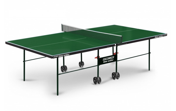 Теннисный стол Start line Game Outdoor с сеткой Green 600_380