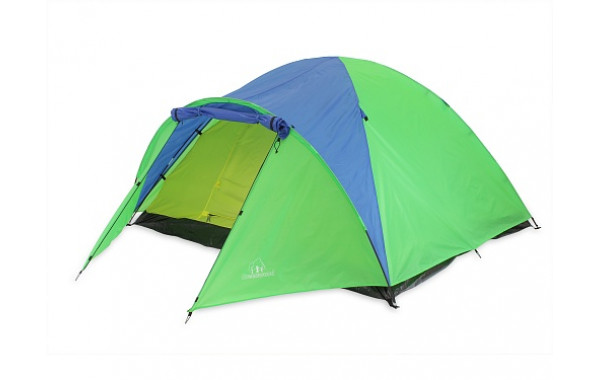 Палатка 4-х местная Greenwood Target 4 зеленый/голубой (481) 600_380