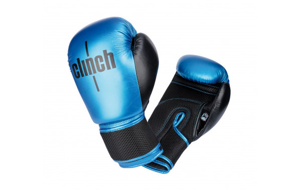 Перчатки боксерские вес 14 унций Clinch Aero C135 сине-черный 600_380