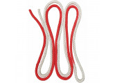 Скакалка гимнастическая 3м AB254 красно-белая