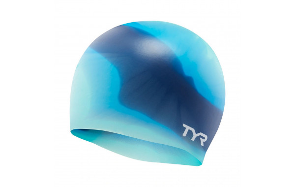 Шапочка для плавания TYR Multi Silicone Cap LCSM-977 синий 600_380