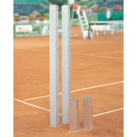 Стойка теннисная квадратная Schelde Sports 80х80, модель для помещений и улицы, съёмная 1657145