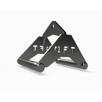 Рукоятка для тяги к животу металлическая узкий параллельный хват Original Fit.Tools FT-RSBG
