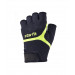 Перчатки для фитнеса Star Fit WG-103, черный/ярко-зеленый 75_75