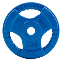 Диск обрезиненный Profi-Fit цветной 3 Handle D-26 2,5кг