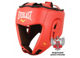 Шлем для любительского бокса Everlast Amateur Competition PU красн.