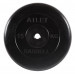 Диск обрезиненный d26мм MB Barbell MB-AtletB26-15 15кг черный 75_75