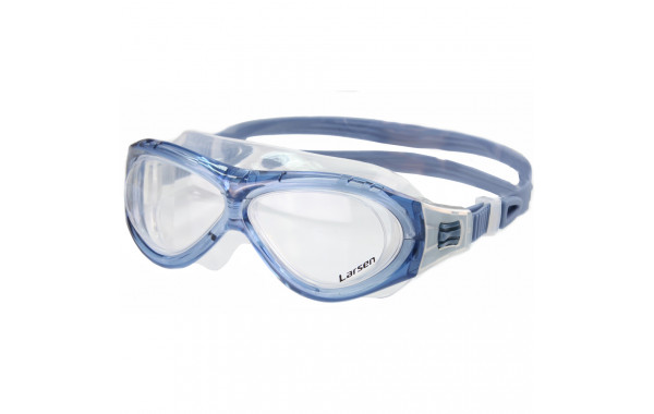 Очки для плавания Larsen К5 силикон синий 600_380