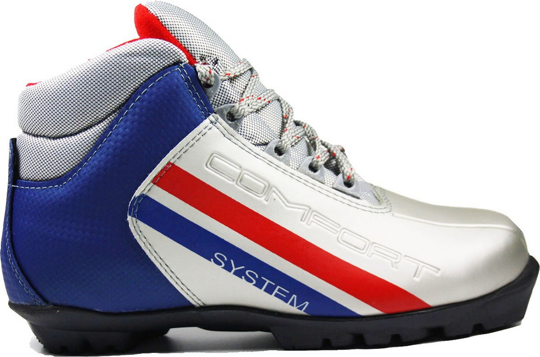 Лыжные ботинки SNS Marax System Comfort серебро-синий 1058_700