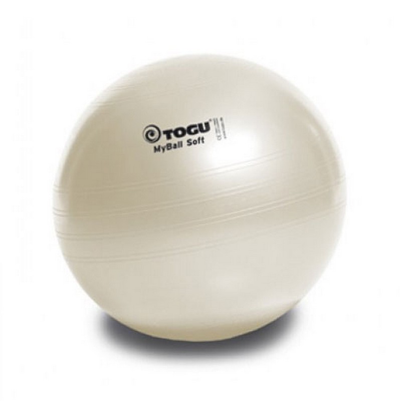 Мяч гимнастический TOGU My Ball Soft 418651 65см белый перламутровый 800_800
