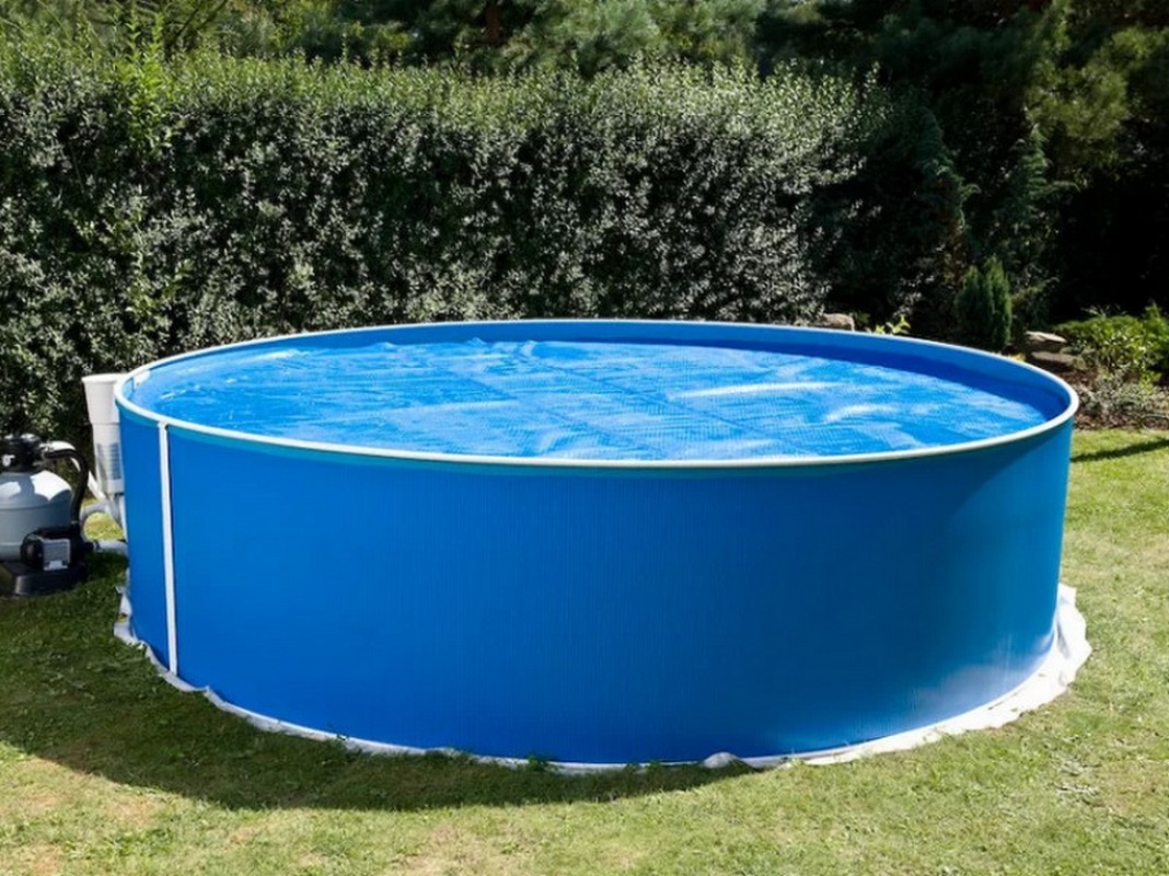 Покрывало плавающее круг Mountfield Azuro для бассейна 460 см 3BVZ0028[3EXX0020] синее 1068_800