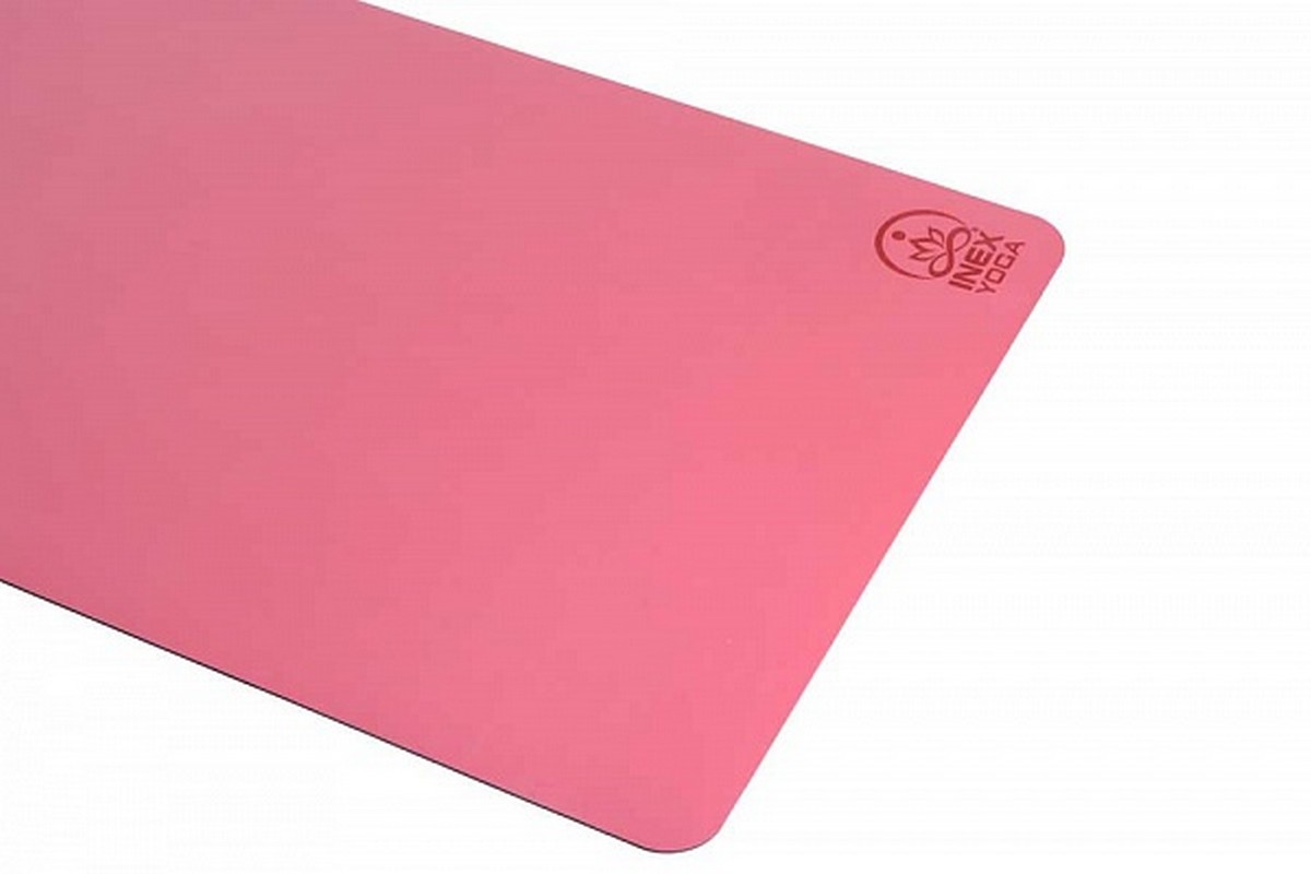 Коврик для йоги 185x68x0,4 см Inex Yoga PU Mat полиуретан PUMAT-ROSE розовый 1200_800