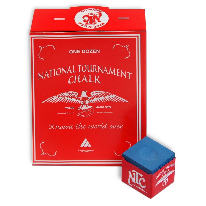 Мел Silver Cup National Tournament Chalk 12шт 07597 Blue 800_800