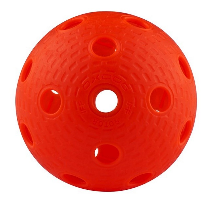 Мяч флорбольный OXDOG Rotor оранжевый 800_800