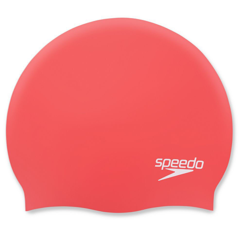 Шапочка для плавания Speedo Plain Molded Silicone Cap 8-70984H191, красный, силикон 1000_1000