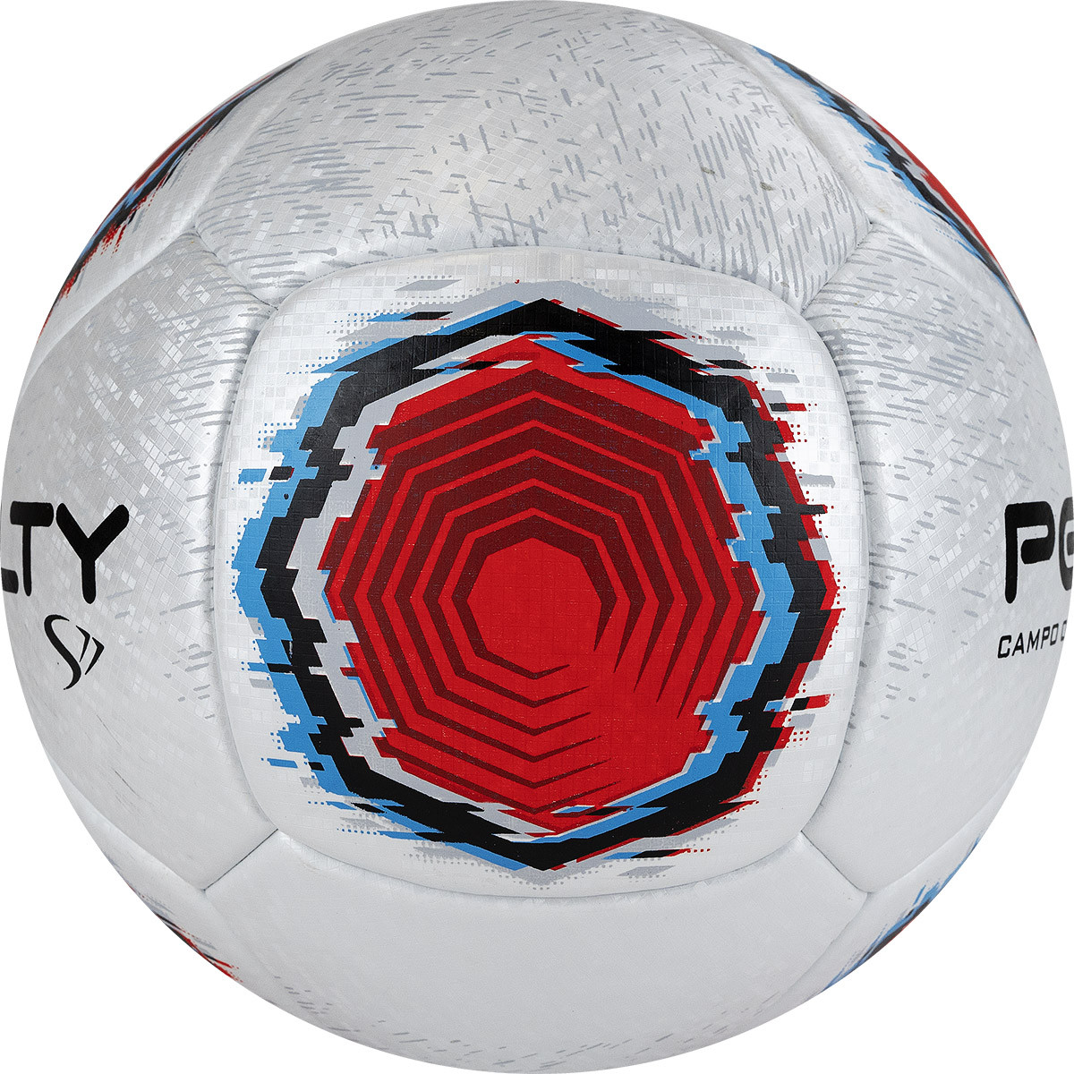 Мяч футбольный Penalty Bola Campo S11 R1 XXII, 5416261610-U, PU, термосшивка, серебр-красно-синий 1200_1200