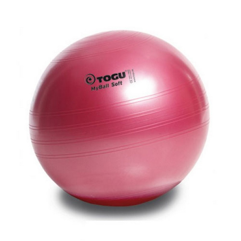 Мяч гимнастический TOGU My Ball Soft 418552 55см красный перламутровый 800_800