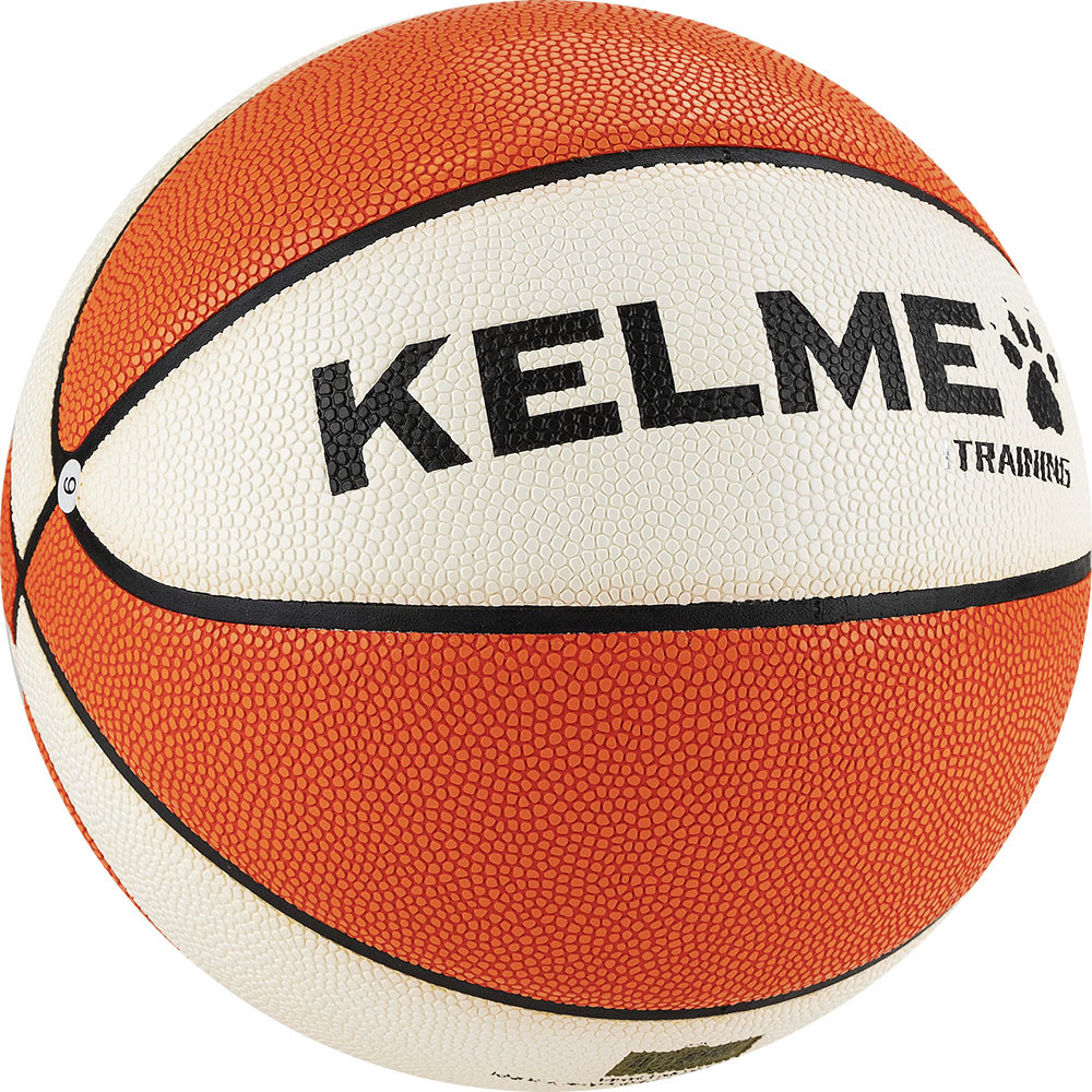 Мяч баскетбольный Kelme Hygroscopic 8102QU5004-133, р.6, 8 панелей, ПУ, бут.кам., бело-оранжево-черный 1000_1000