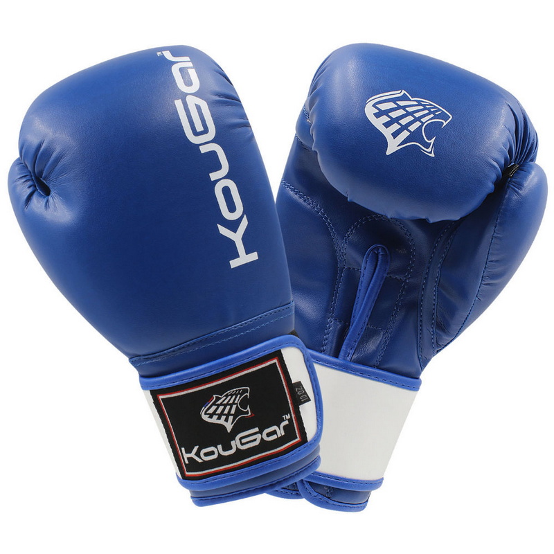 Боксерские перчатки Kougar KO300-6, 6oz, синий 800_800