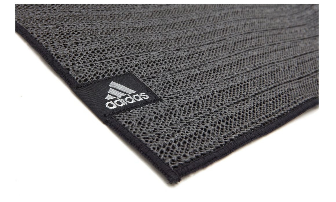 Коврик (мат) для горячей йоги 173x61x0,2 см Adidas Hot Yoga ADYG-10680BK черный 1160_700