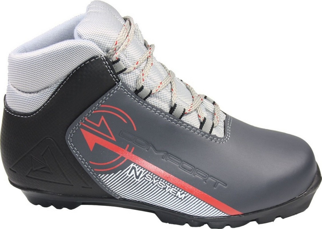 Лыжные ботинки NNN Marax MXN-Comfort серый - черный 1127_800