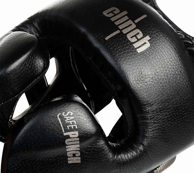 Шлем боксерский Clinch Punch 2.0 C145 черно-бронзовый 620_553