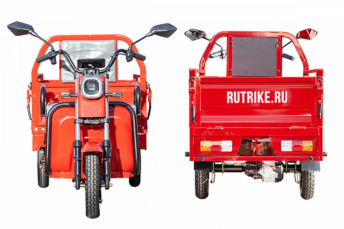 Грузовой электротрицикл RuTrike Амулет 1100 60V650W 024450-2741 серый 1200_800