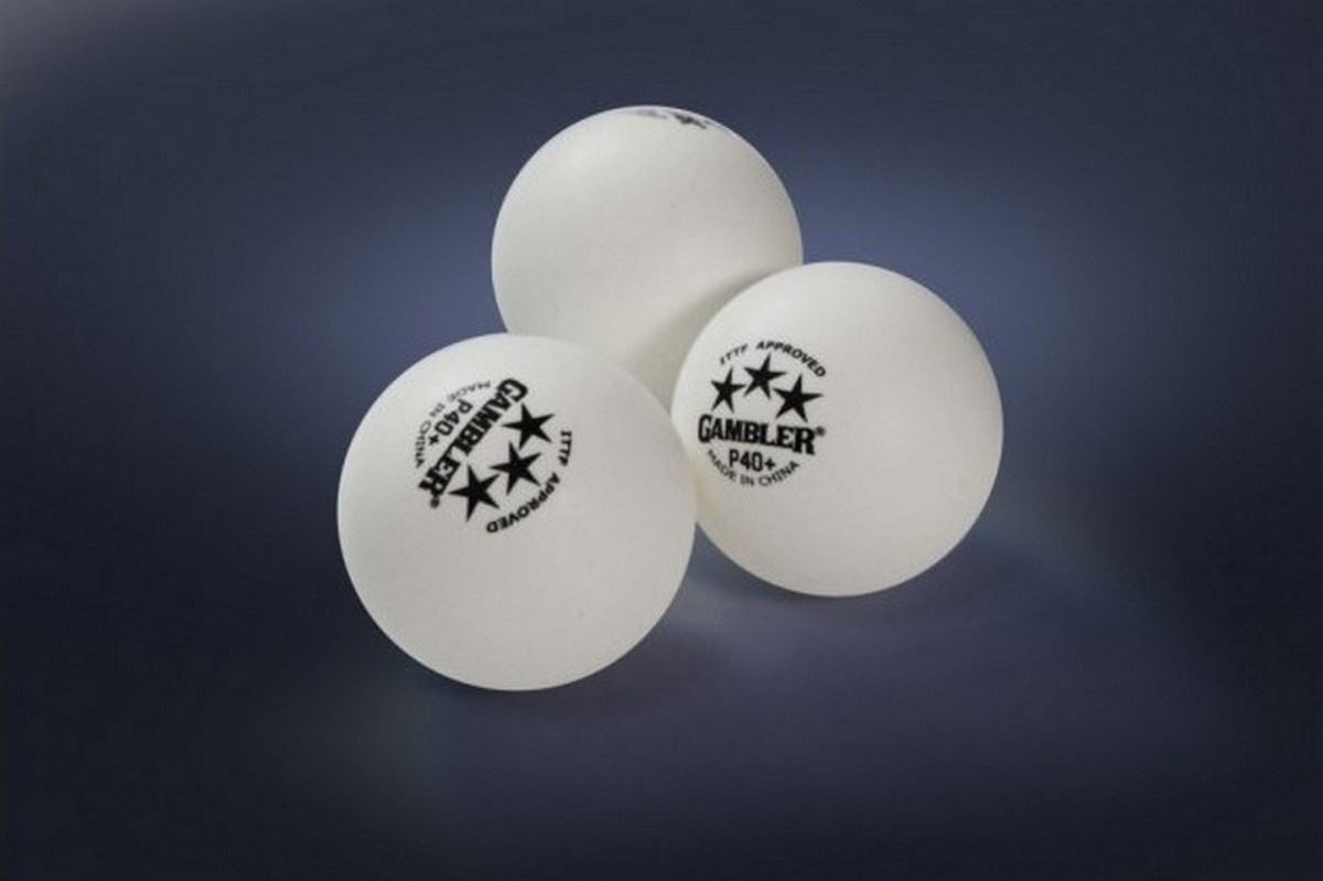 Мячи для настольного тенниса Gambler P40+ BALL - 6 PACK GP40B6 1200_799