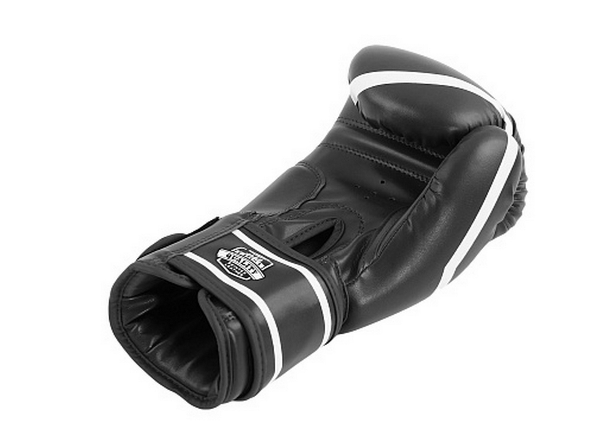 Перчатки боксерские (иск.кожа) 8ун Jabb JE-2015/Basic 25 черный 2000_1500
