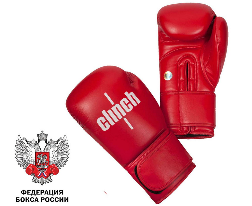 Боксерские перчатки Clinch Olimp красные C111 12 oz 979_800