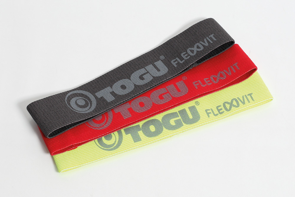 Тканевый амортизатор TOGU Flexvit Mini Band среднее сопротивление, красный 650102\MD-00-00 1000_667