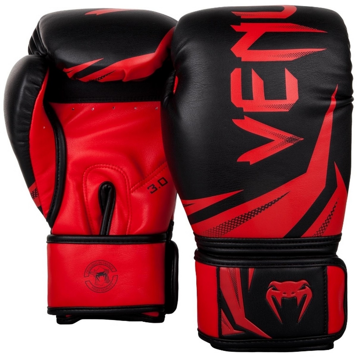 Перчатки Venum Challenger 3.0 03525-100-10oz черный\красный 1200_1200