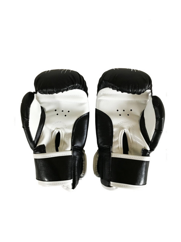 Боксерские перчатки Vagro Sport Ring RS512, 12oz, черный 600_800