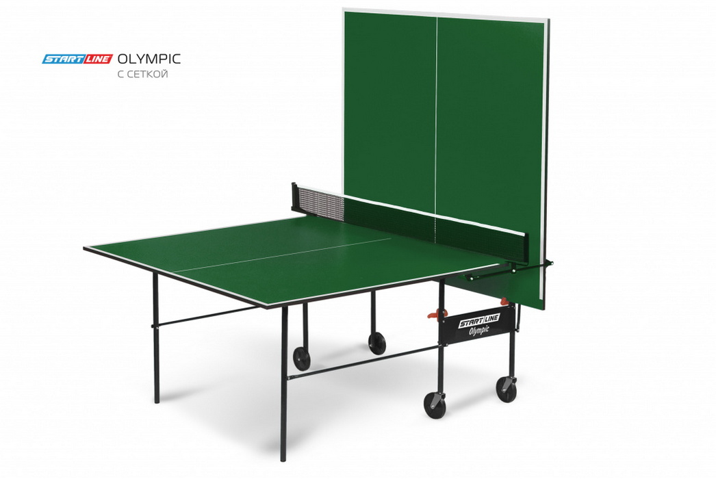 Теннисный стол Start Line Olympic с сеткой Green 1046_700