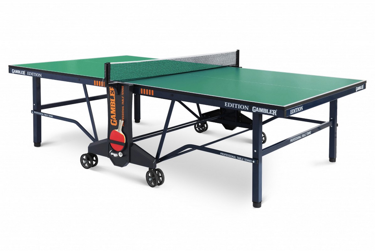 Стол теннисный Gambler Edition Indoor GTS-2 green 1196_800